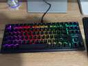 CHERRY樱桃MX1.1黑曜极光 机械键盘87键 游戏键盘 有线键盘 悬浮式无钢结构 RGB灯效 黑色红轴 实拍图