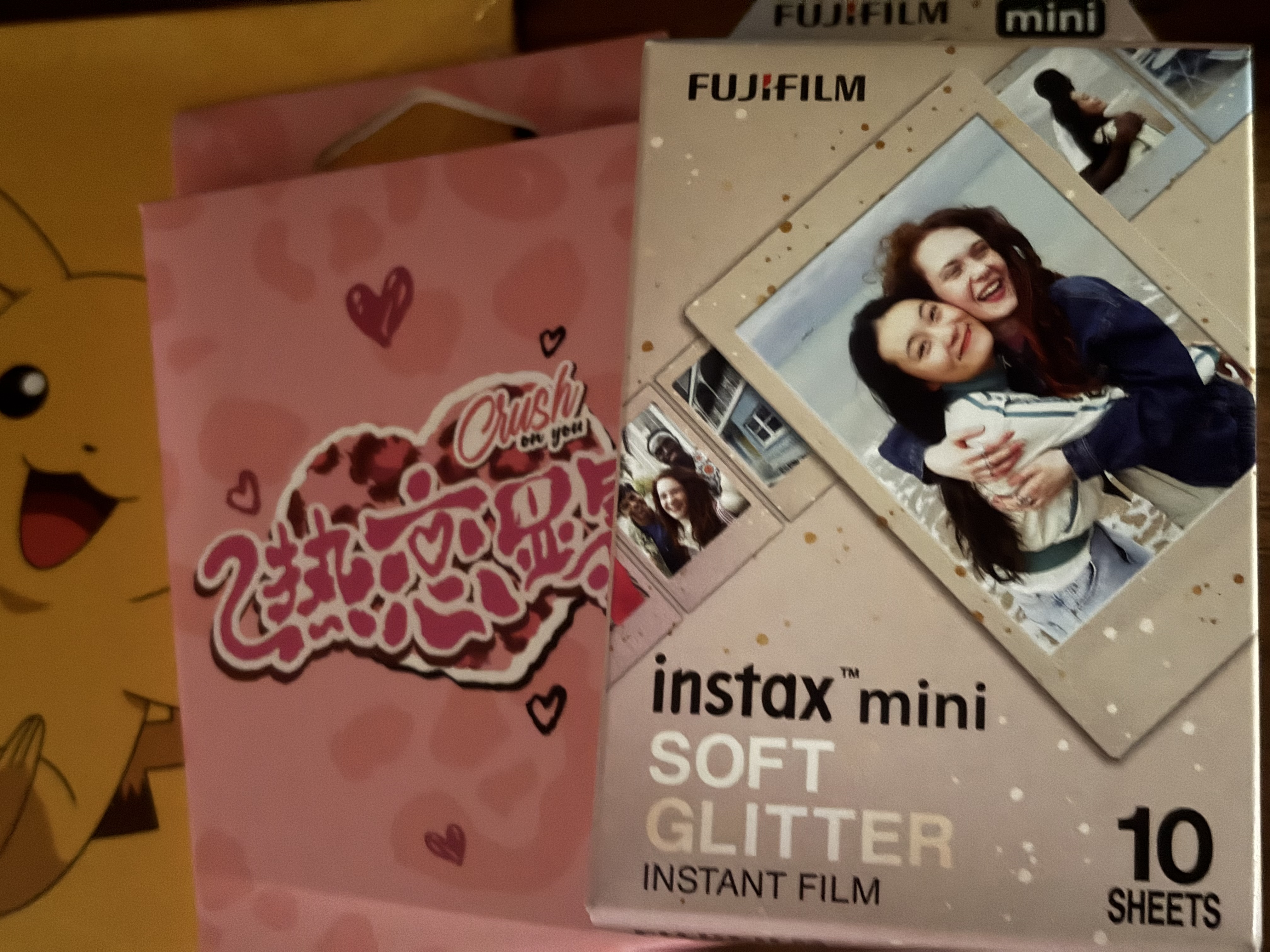 富士（FUJIFILM）【出游季】instax迷你拍立得相机专用3寸拍立得相纸适用mini7+/41/99/evo/13/12/liplay+等型号 10张mini浮光相纸+相册*2+边框贴纸*1 实拍图