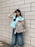 CinvaiKrose小c&k双肩包女2026新款大容量学生书包女旅行背包生日礼物送女友 瑞士糖杏Apricot【送女友老婆女生走心】 实拍图