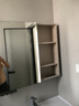 九牧（JOMOO）浴室柜陶瓷一体盆卫生间洗脸盆柜组合洗手盆卫浴洗漱台A2741升级 基础款 镜背美妆收纳 淡藕90cm 【无龙头】 实拍图