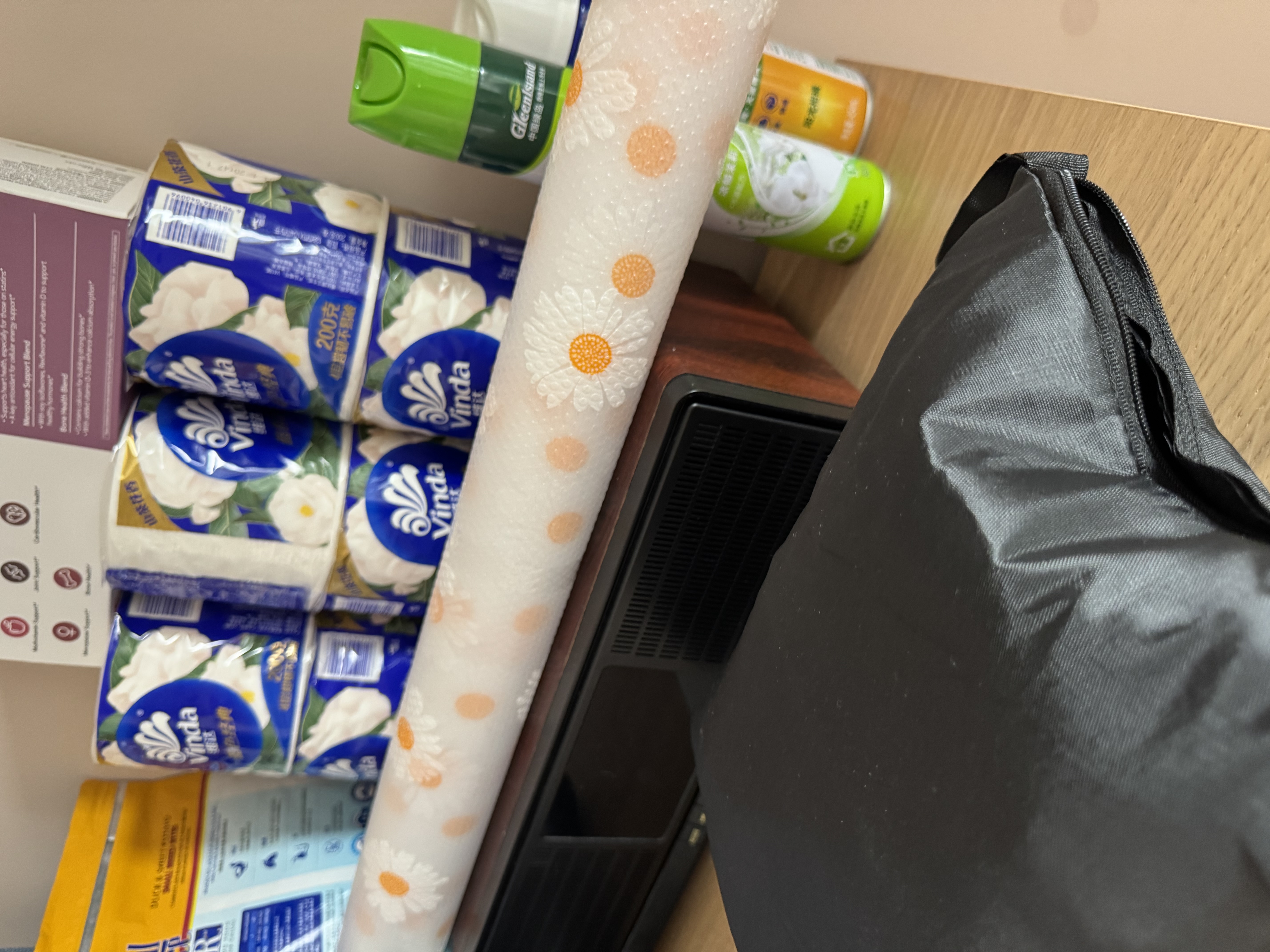 希偌抽屉垫纸橱柜垫衣柜鞋柜防水防潮食品级EVA防潮小雏菊0.6*5米 实拍图
