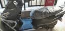 飞鹰UFR150远征版燃油踏板摩托车 省油越野通勤送护杠 磨砂黑26款 实拍图