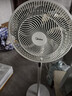 美的（Midea）【飓风节能】七叶柔风立式电风扇/家用轻音落地扇/台式小型风扇/大风力遥控定时摇头风扇 SAH35BSJ 实拍图