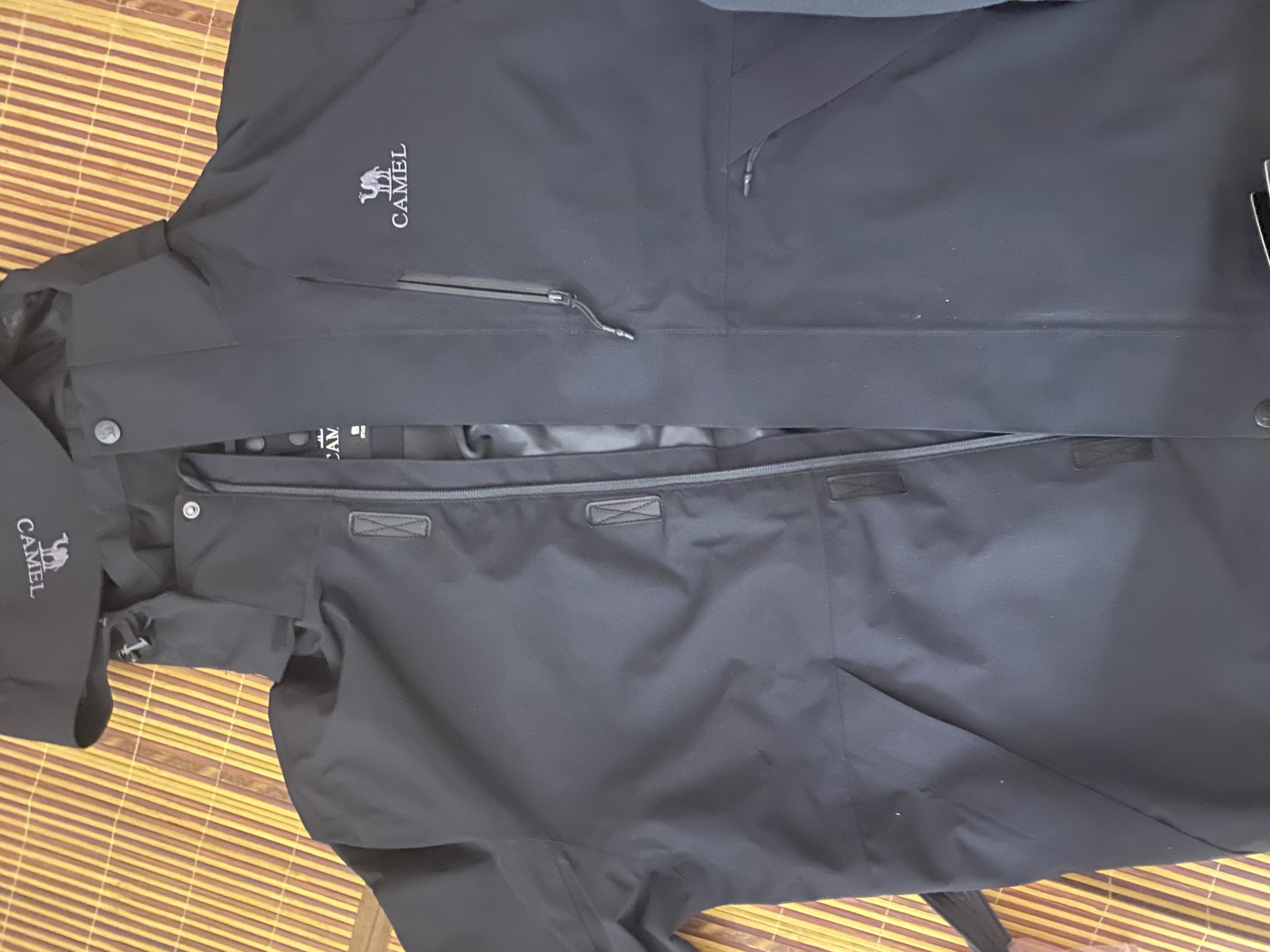 骆驼（CAMEL）CamelTex户外御寒冲锋衣男女同款防油污外套三合一登山服  L 实拍图