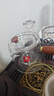 雅集侧把壶锤纹煮滤茶具耐热玻璃茶壶煮茶泡茶壶耐高温泡茶壶600ml 实拍图