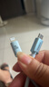 倍思苹果数据线PD20W快充线Type-c to lightning充电线适用iPhone14/13ProMax/12/11手机车载1.2米天蓝 实拍图