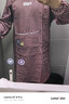 诗佩琪（SVORIAHI）围裙厨房连袖长袖工作服罩衣成人做饭反穿衣男女炒菜围腰薄款 酒红色罩衣+围裙组合装 2件 实拍图
