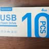 移速（MOVE SPEED）4GB U盘 USB2.0 招投标U盘黑武士系列 黑色 便携轻巧 迷你车载电脑两用优盘 10个装 实拍图