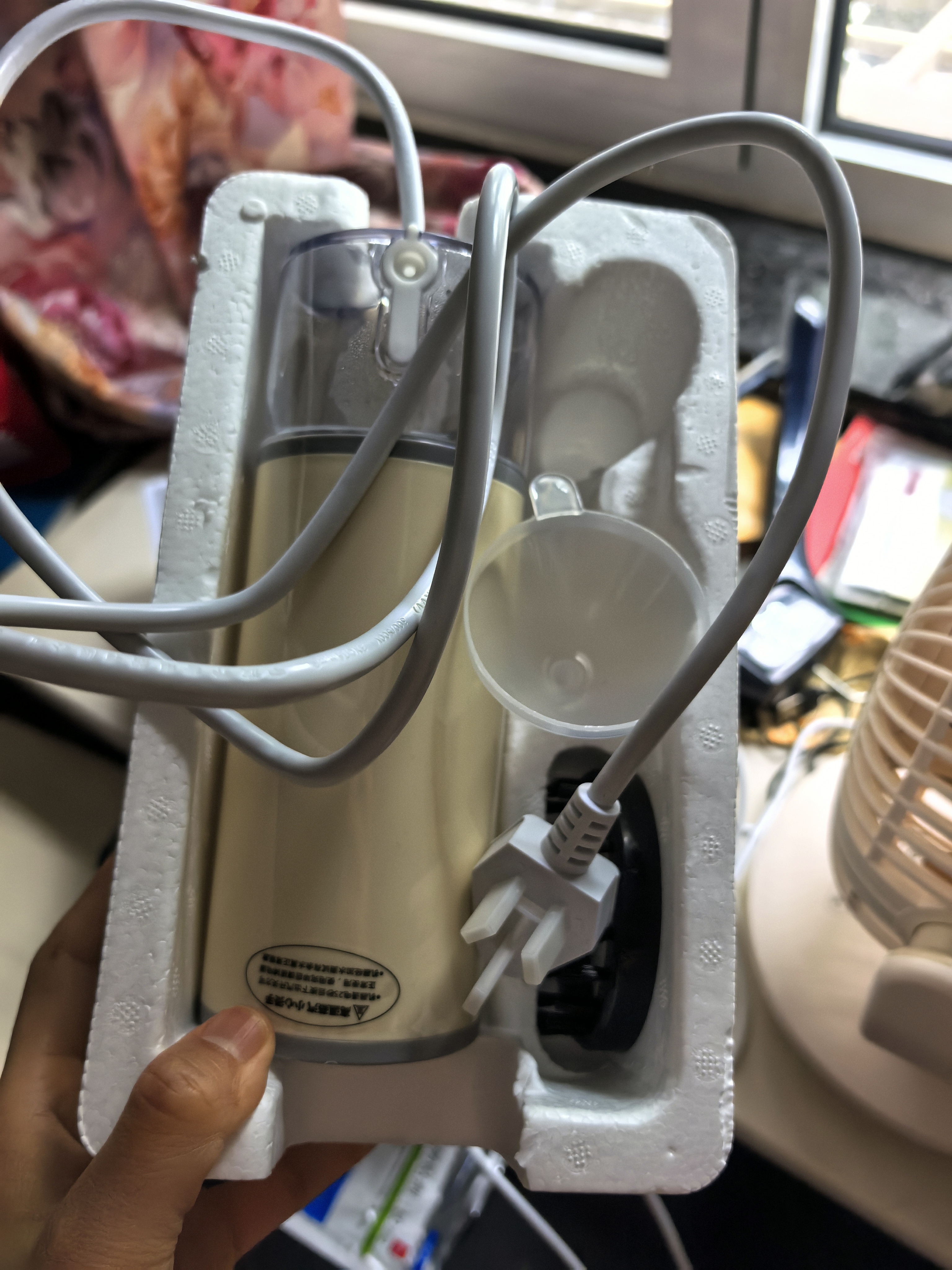 奥克斯（AUX）手持挂烫机25g/min大蒸汽130ml水箱家用小型熨斗便携式熨烫机迷你宿舍用团购YS3020 实拍图