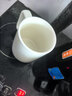 炊大皇陶瓷杯马克杯茶杯 经典黑白泡茶杯咖啡杯早餐杯果汁水杯白色420ml 实拍图