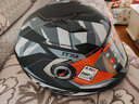 LS2头盔摩托车电动车全盔赛车机车电动踏板车头盔男女四季透气FF358 哑黑-灰迷彩坦克 L（头围建议55-56） 实拍图