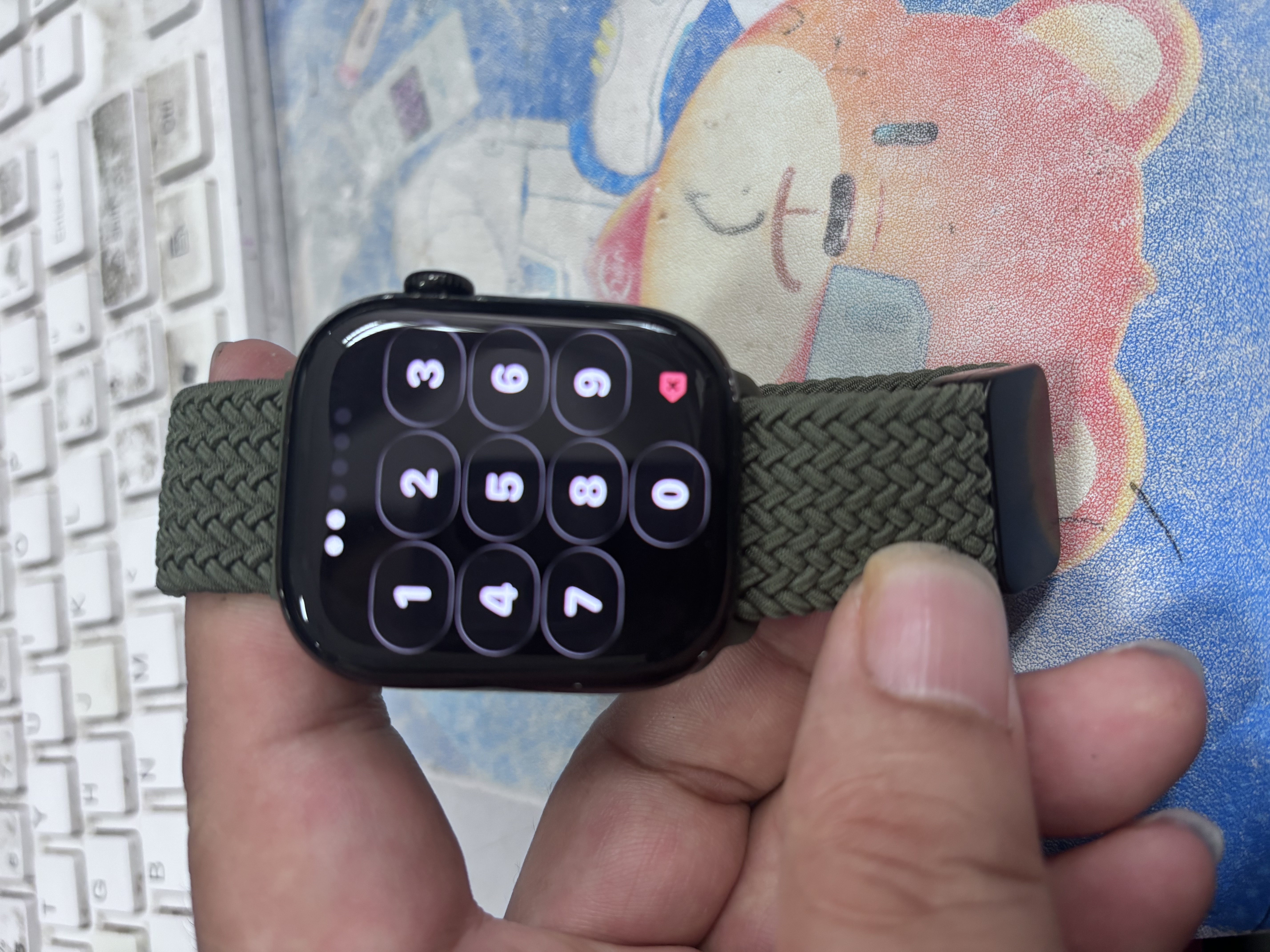 BHO适用苹果手表表带apple watch s11/ultra3/s10/se3编织回环表带iwatch s9/8/7/6尼龙磁吸扣手表带 实拍图