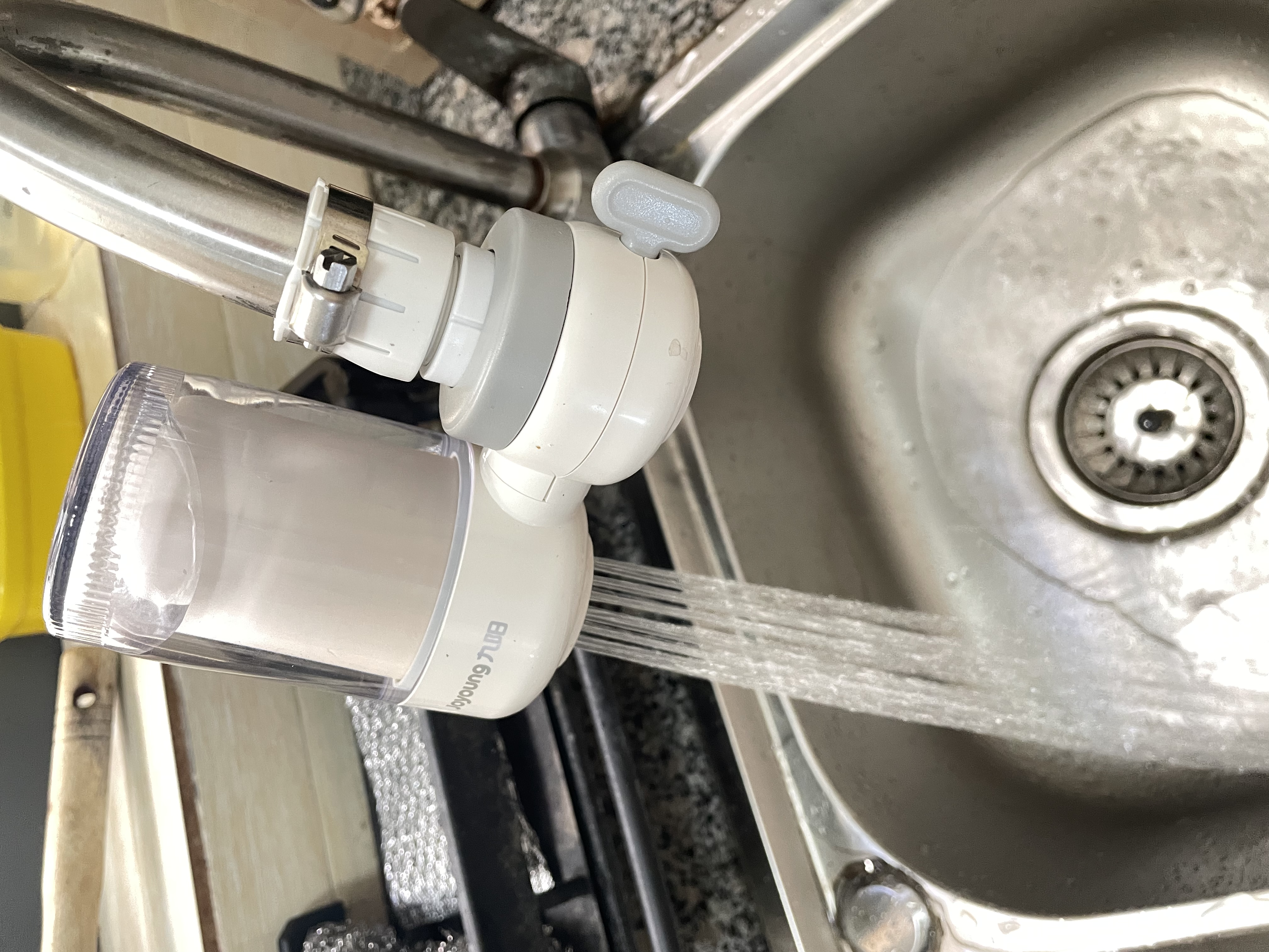 九阳（Joyoung）龙头净水器除氯除味可视化全新升级龙头机一机四芯套装JYW-RT1800 实拍图