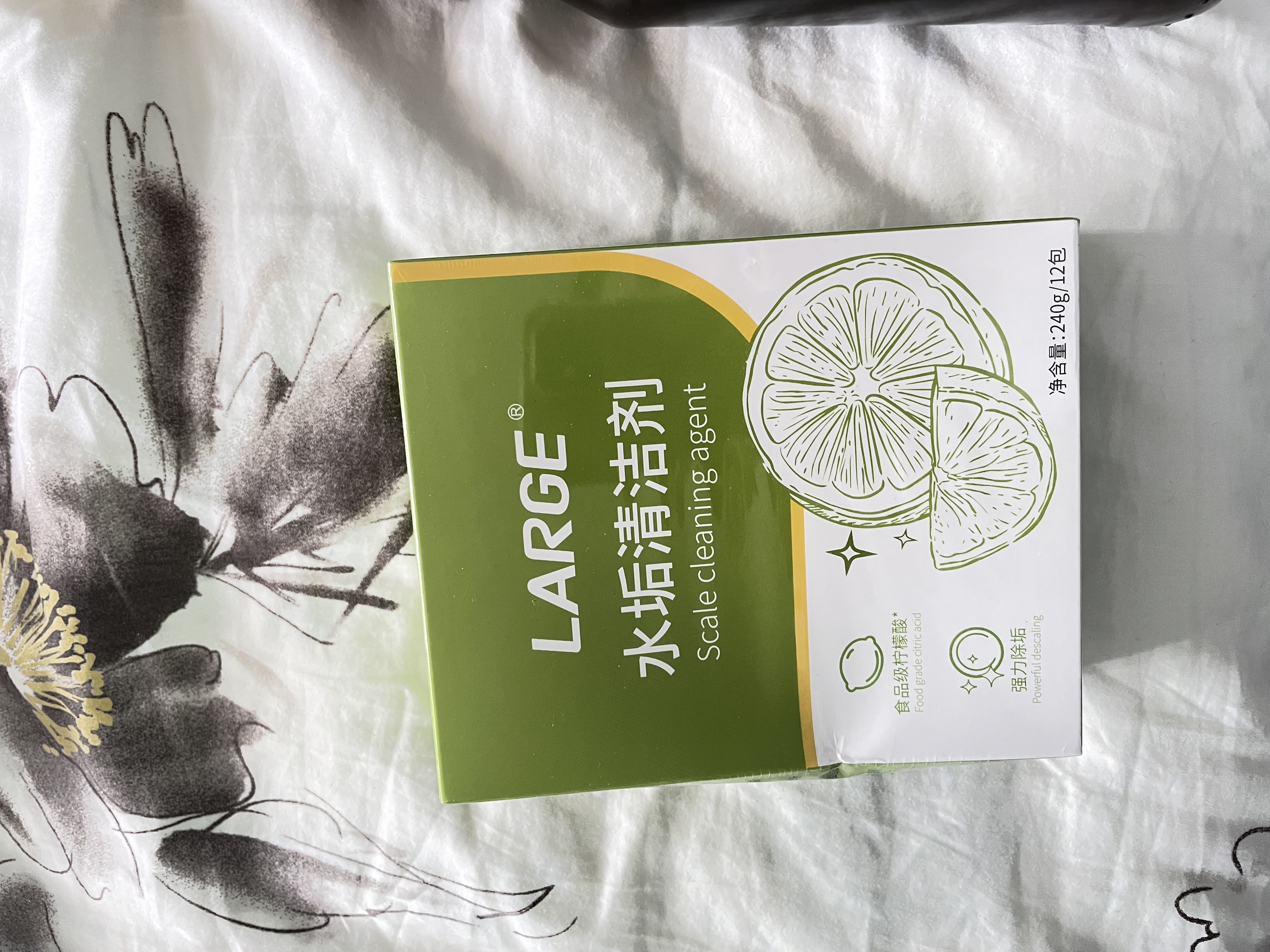 LARGE水垢清洁剂20g*12袋 电热水壶蒸箱加湿器清洗食品级柠檬酸除垢剂 实拍图