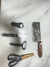 京东京造 3铬菜刀 家用切片刀具 切肉刀水果刀剪刀瓜刨开瓶器 5件套 实拍图