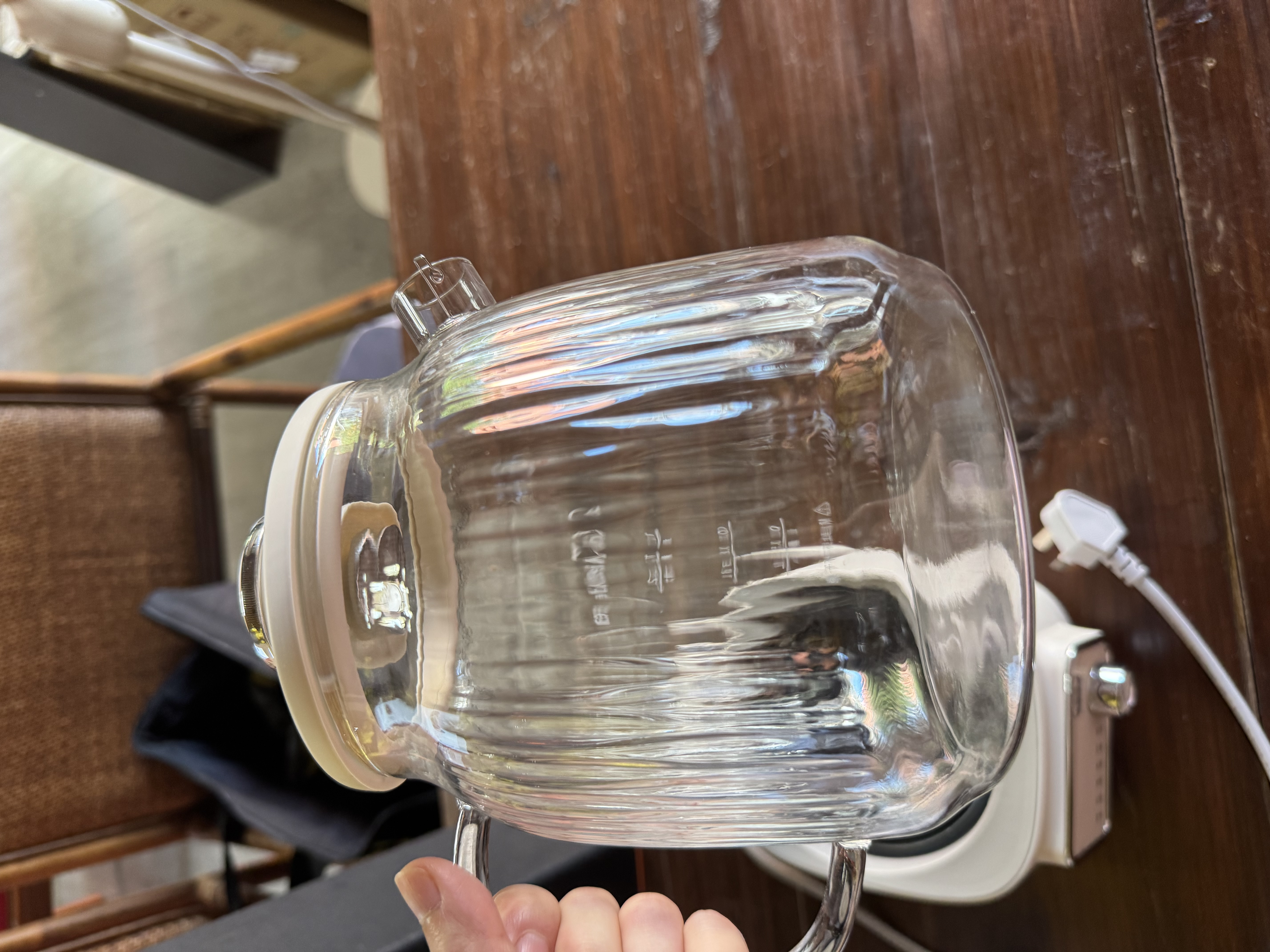 美的（Midea）花漾0胶水全玻璃养生壶多功能煮茶壶母婴烧水壶恒温电热水壶全自动一体1.2L YS12B302J 实拍图