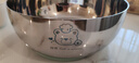 国风揉面盆316不锈钢家用和面盆特厚加深三层钢食品级打蛋烘焙发面盆 【316三层钢】24cm面盆（无盖） 【生锈包退 送电子食谱】 实拍图