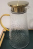 格娜斯玻璃杯水杯家用套装泡茶杯喝水杯子耐高温轻奢高颜值锤纹凉水壶 实拍图