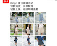 优衣库宽褶中裙女装/半身裙裙子479916 488364 488364/08深灰色 L 实拍图