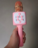 伊贝智儿童玩具男孩女孩儿童话筒音响一体麦克风唱歌机1-3-6岁生日礼物 粉（蓝牙版）自带歌曲-寓教内容 卡拉OK歌宝宝男孩自带声卡唱歌机 实拍图