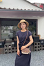 YUYULA牛皮包包女包斜挎包轻奢品牌单肩小圆包生日礼物高级感送女友老婆 实拍图