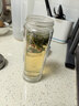 京东京造双层加厚玻璃杯 无铅高硼硅带茶隔水杯304茶隔泡茶杯男士360mL 实拍图