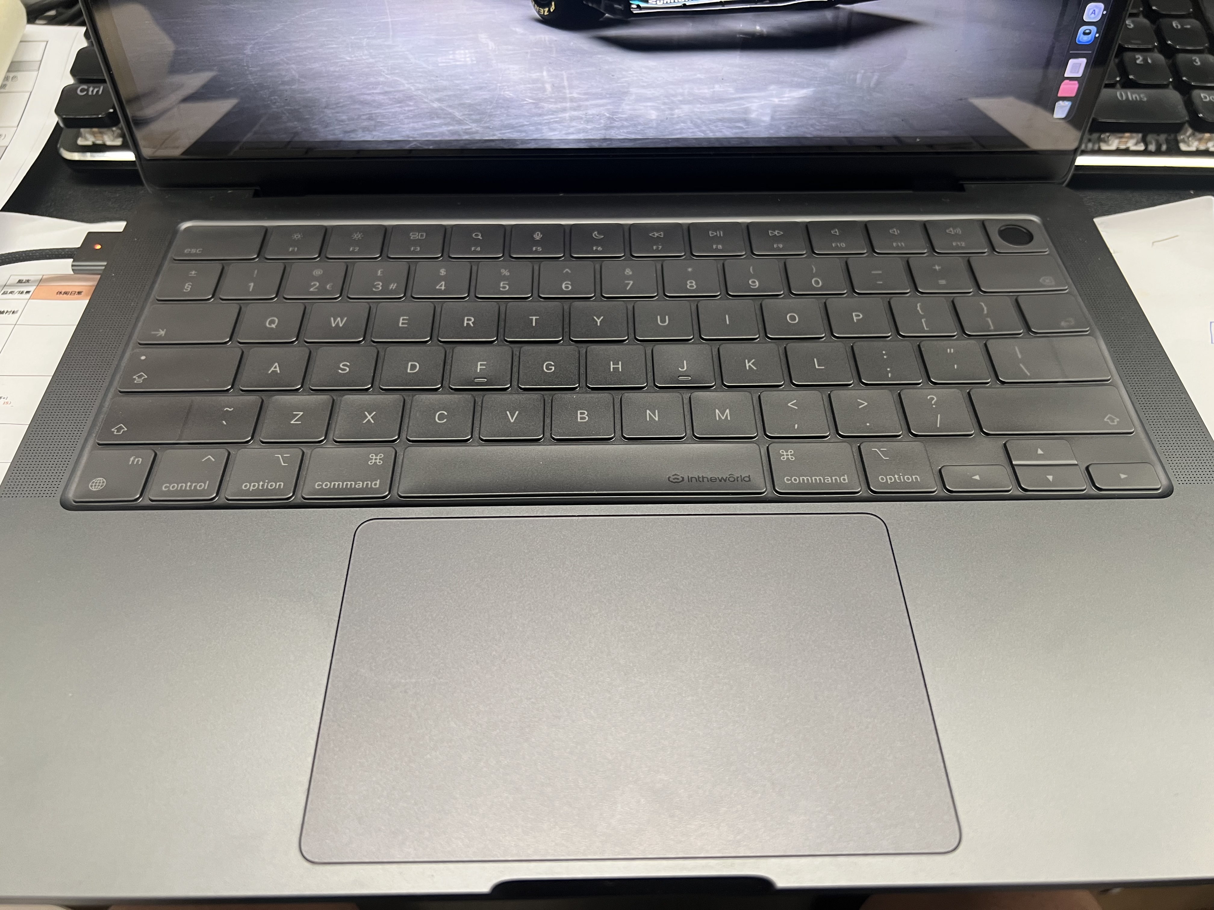 极川【零感】苹果MacBook Pro 14英寸M5/M4/3/2键盘膜2026/25/24款笔记本电脑键盘保护膜超薄透黑防尘 实拍图