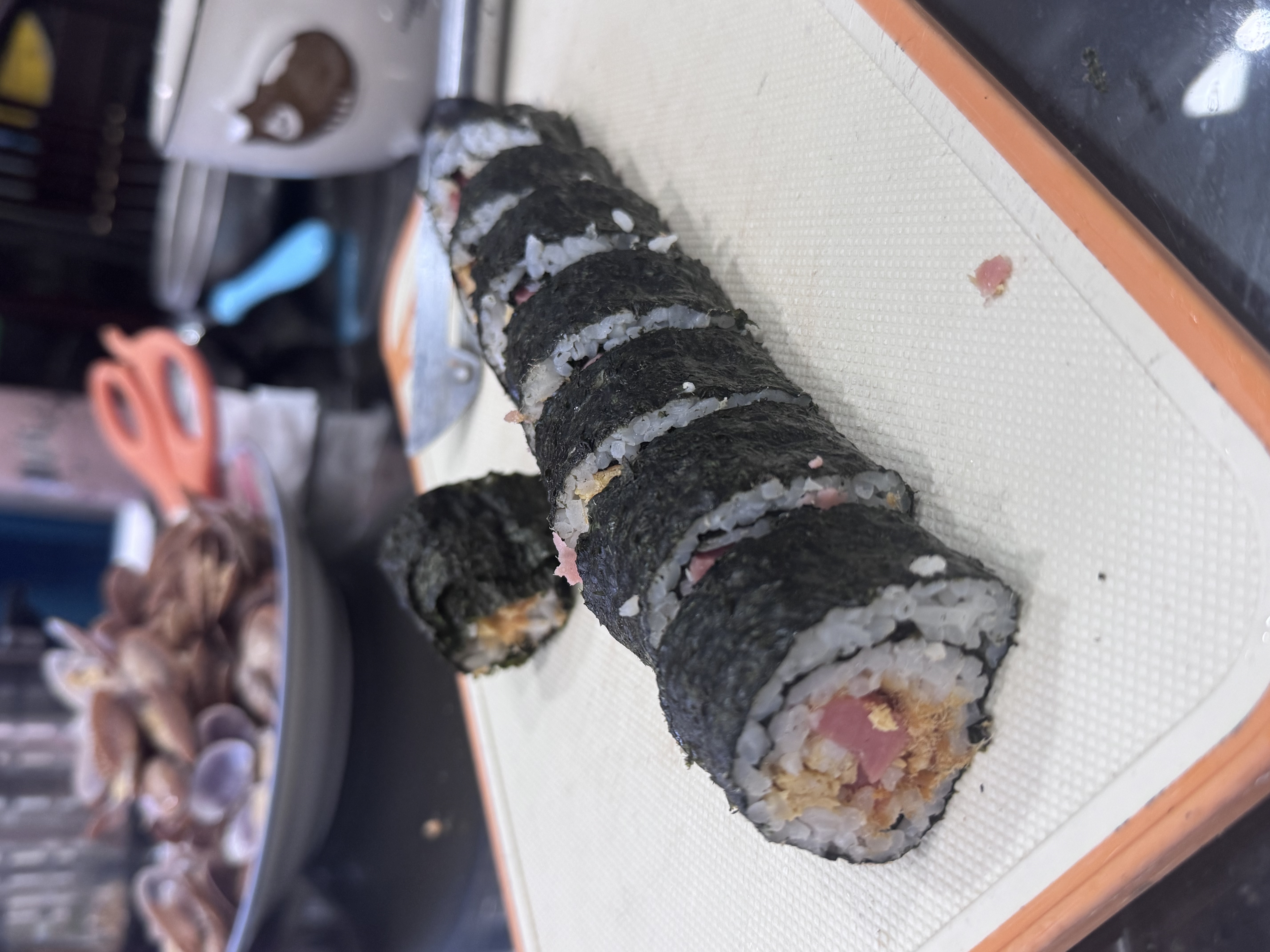 波力寿司海苔片27g(10片)带竹帘紫菜包饭无添加防腐剂海苔寿司卷食材 实拍图