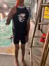 佑游儿童泳衣分体式男童中小童学生男孩防晒夏游泳衣泳裤36324蓝色4XL 实拍图