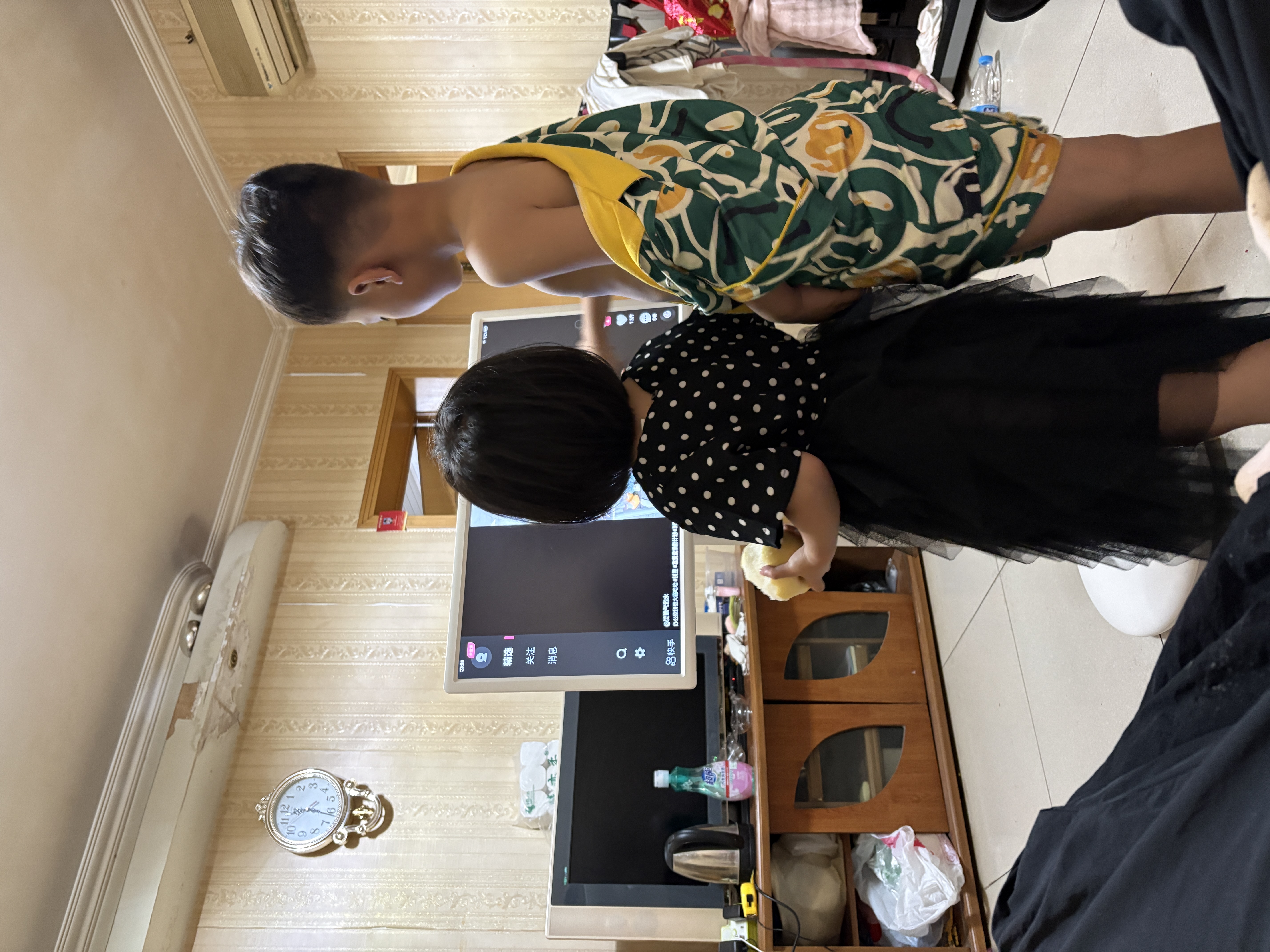 添添闺蜜机【邓凯同款】长续航版 智能移动平板 小度电视机音响 27英寸触控显示器追剧XD-SDD27-2501 实拍图