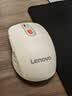 联想（Lenovo）无线蓝牙双模鼠标 便携办公鼠标 人体工程学设计 适用台式机一体机笔记本平板Howard Mouse 2022白 实拍图