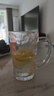 美厨（MAXCOOK）玻璃杯子 水杯冰川杯带把手家用啤酒果汁杯透明冷饮杯340ml*2只 实拍图
