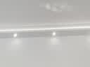 雷士嵌入式线型灯双眼皮吊顶线形灯铝槽灯带客厅预埋款线条灯线性灯槽 1510带边款+雷士LED光源1米 低压24V  暖白光 4000K 实拍图