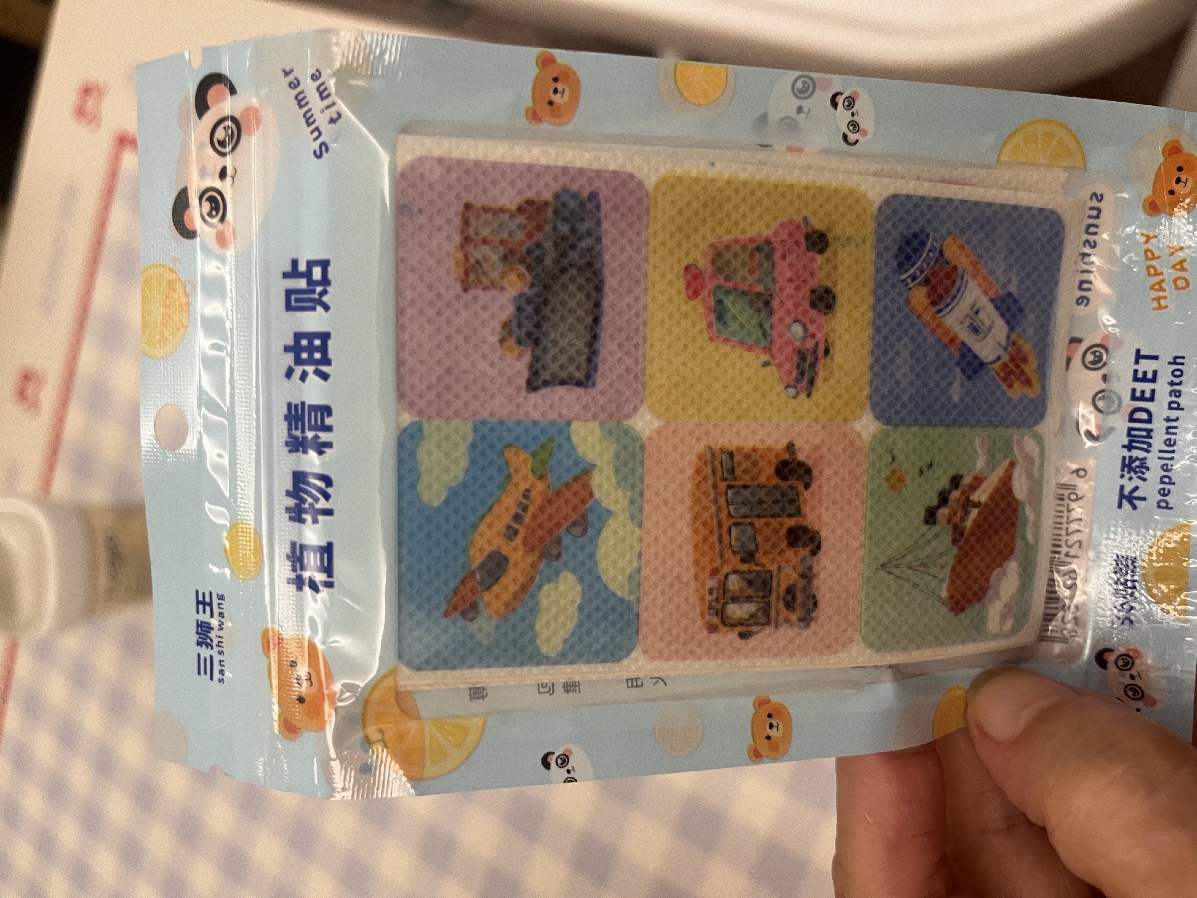 【限时秒杀】防蚊植物精油贴卡通防蚊贴成人驱蚊喷雾户外随身贴 3包装【108贴】图案混发 实拍图