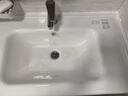 TOTOPRO系列台盆陶瓷一体盆洗手盆单盆阳台卫生间柜面盆洗漱洗脸池定制 【81*47cm】单盆+下水器+安装胶 实拍图