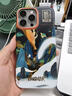 魅族（meizu）PANDAER 已巳蛇年 妙磁抗菌手机壳 龙行巳海 适用iPhone 16 Pro Max 抗菌工艺 IML印刷 全包结构 实拍图