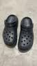 卡骆驰（CROCS）新款泡芙洞洞鞋厚底送女士礼物207521 黑色41-42 实拍图