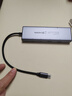 绿联Type-C扩展坞HDMI转接头4K60Hz拓展坞投屏千兆网口读卡USB3.0适用Macbook Air2025华为联想苹果 实拍图