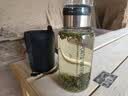 【送杯套】大容量加厚玻璃杯子便携杯茶水分离带杯套泡茶水杯 透明 1000ml吨吨桶 1只装 实拍图
