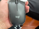罗技（Logitech）M196 无线蓝牙鼠标 办公鼠标 笔记本商务办公家用 小巧便携 对称手型 珍珠白 实拍图