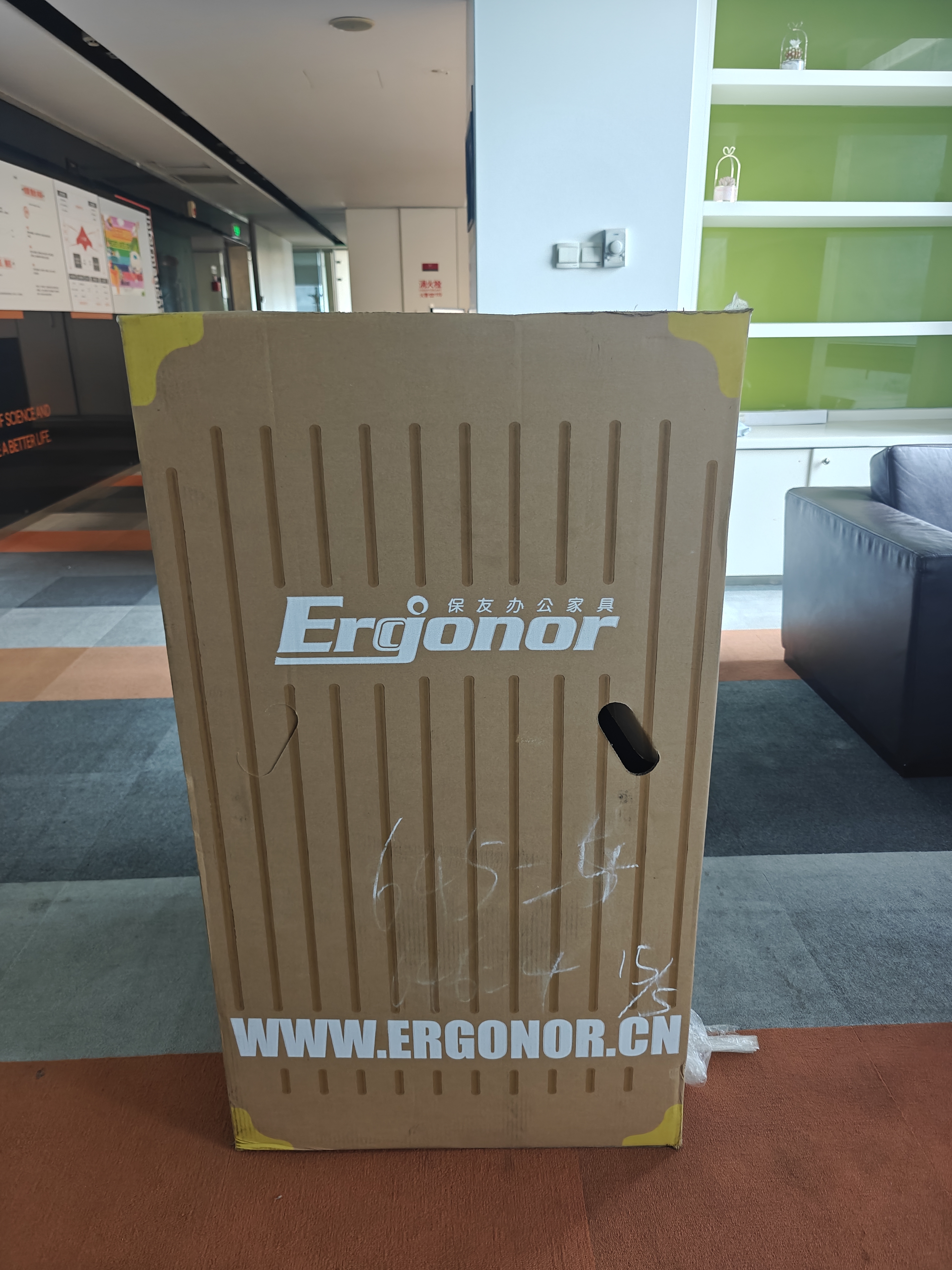 Ergonor保友Pofit 2代 智能人体工学椅 游戏电竞椅 撑腰电脑椅办公椅子 银白网+躺舒宝 整椅发货 送货上门 实拍图