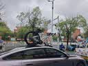 喜德盛公路自行车AD300成人骑行运动健身学生变速车单车油碟UCI车架 雪山白（新色） 450mm 实拍图