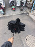京东京造 黑武士环扣全自动雨伞加固加厚晴雨两用大号十骨【可挂包】105cm 实拍图