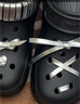 卡骆驰（CROCS）（crocs）经典泡芙Clog男女沙滩洞洞鞋凉拖鞋 207521-001 37 实拍图