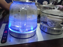 丰谷全自动上水电热水壶 茶台烧水壶 家用办公嵌入式茶桌茶几一体机茶具电茶炉套装 1L （37*20cm）底部单上水银色-消毒款 实拍图