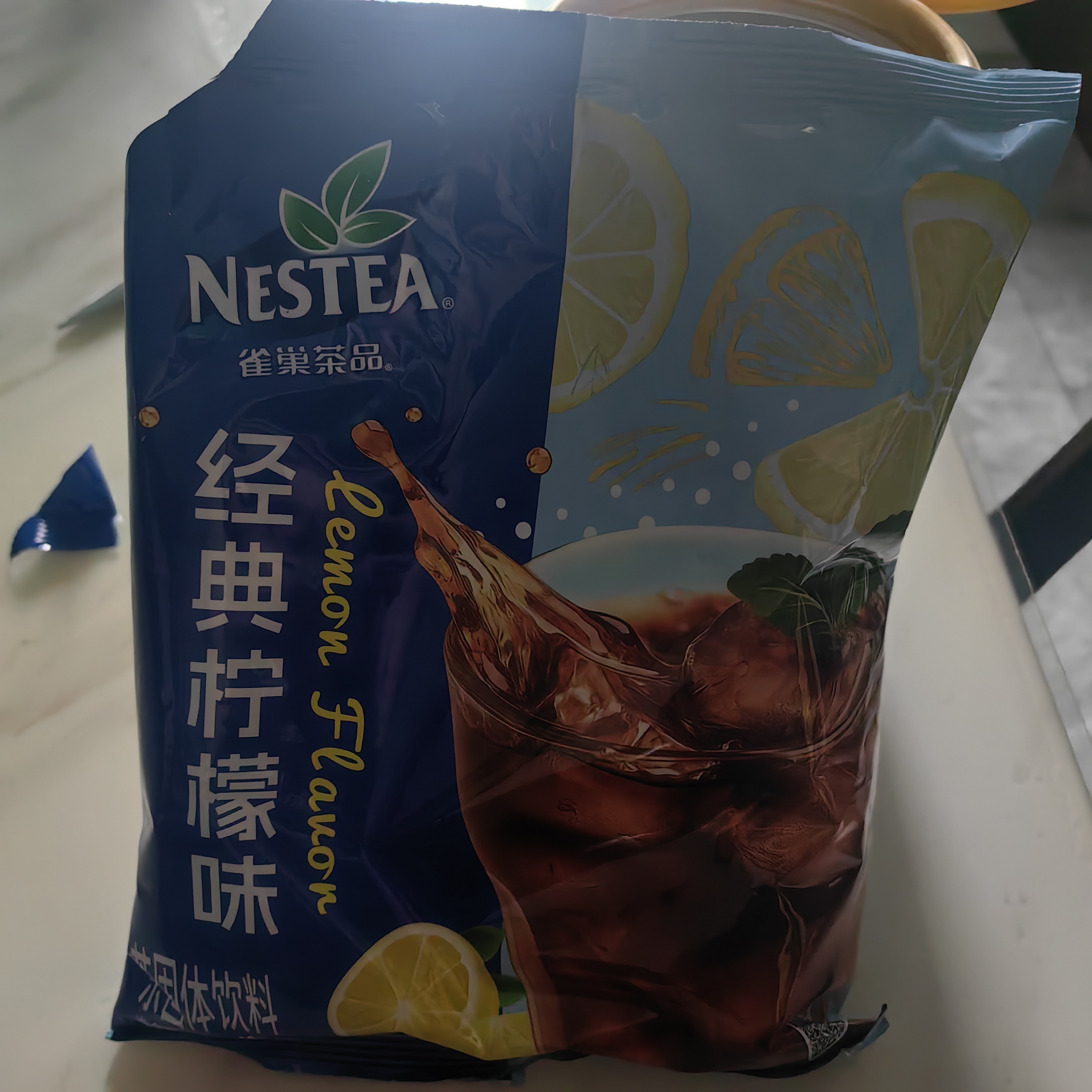 雀巢（Nestle）果维柠檬红茶1.02kg/袋 速溶固体果味茶粉饮料 实拍图