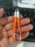 CUKTECH酷态科 CP编织数据线充电线短线6A大功率120/240w快充Type-CtoC适用小米苹果华为平板笔记本电脑 【活力橙-15cm短线】120/240w快充线 CP编织彩虹线-双Type 实拍图
