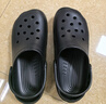 名创优品（MINISO）洞洞鞋男女夏季外穿沙滩凉鞋防滑厚底踩屎感包头凉拖鞋黑色40-41 实拍图