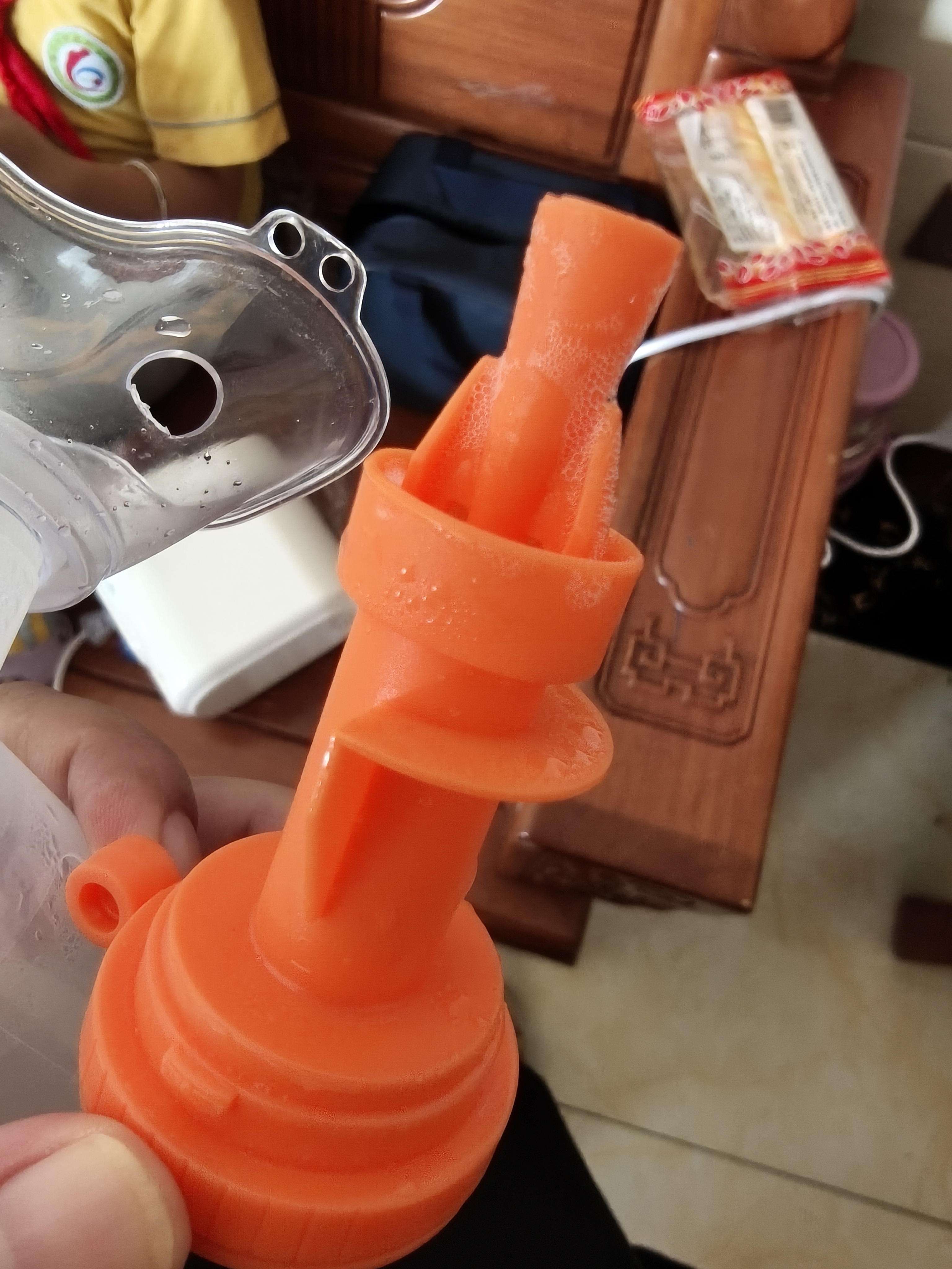 欧姆龙（OMRON）雾化器儿童婴儿家用老人雾化机医用级同款NE-C28P赠问诊卡 实拍图