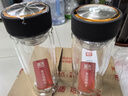富光双层玻璃杯水杯男女车载家用高硼硅玻璃杯泡茶杯带茶隔玻璃杯子 黑色 500ml 双层玻璃直杯 实拍图